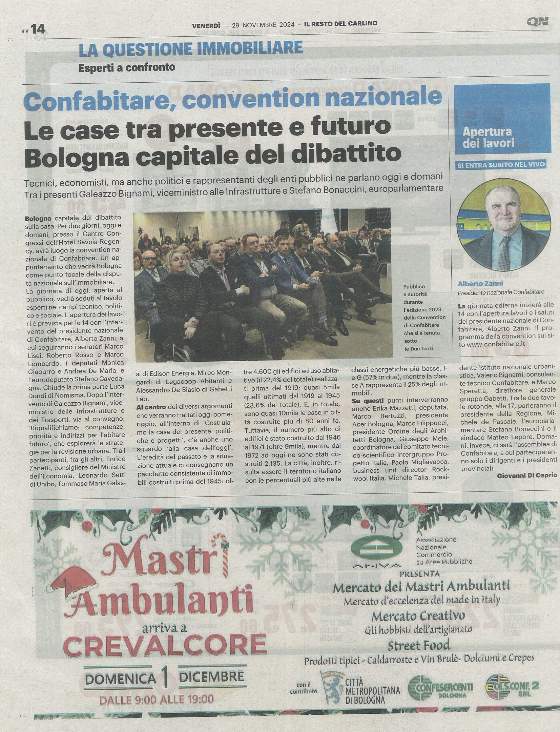 Confabitare, convention nazionale